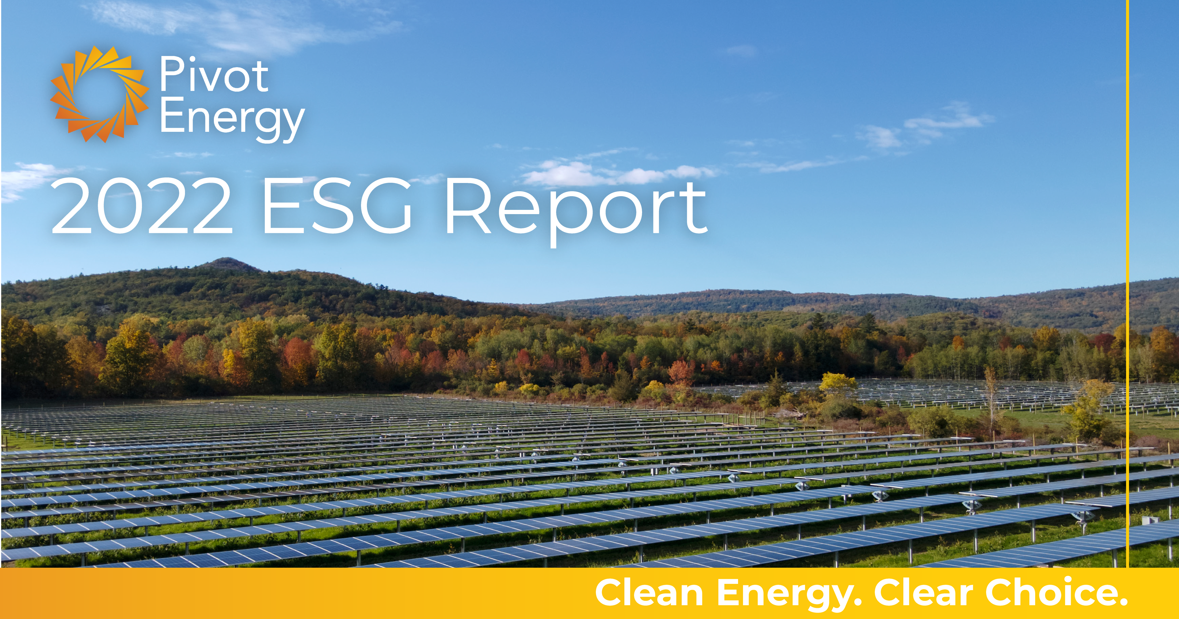 Pivot Energy 2022 ESG Report 